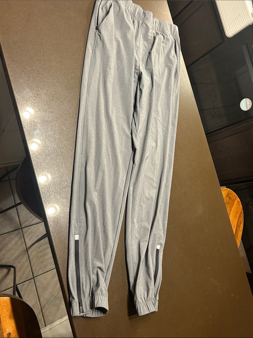 all in motion Men's Light Gray Joggers with Elastic Waist